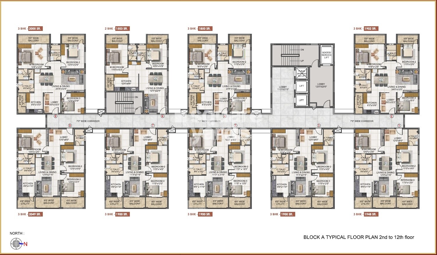 SVC Indraprastha Floor Plans