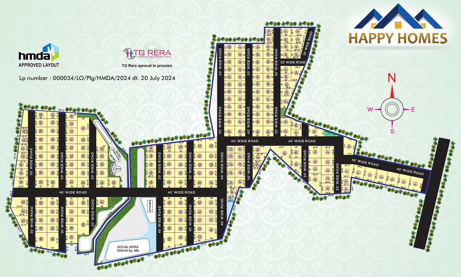 SVD Happy Homes Master Plan Image