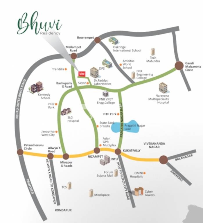 SVS Bhuvi Residency Location Image