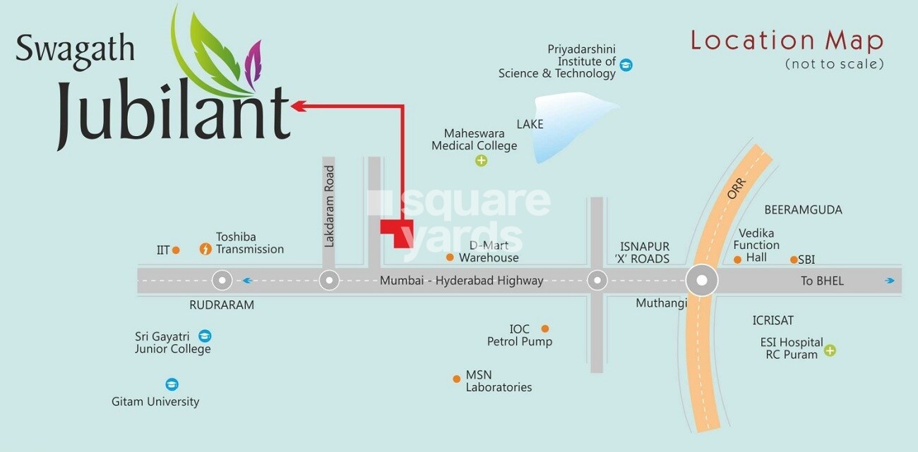 Swagath Jubilant Location Image