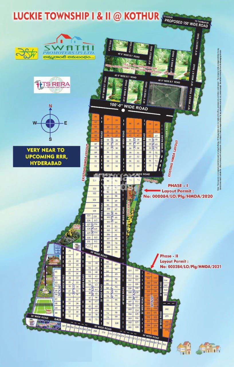 Swathi Luckie Township Master Plan Image