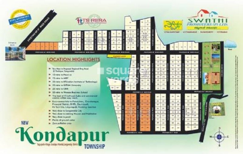 Swathi-New-Kondapur-Township_a collage of photos of various items on a computer keyboard