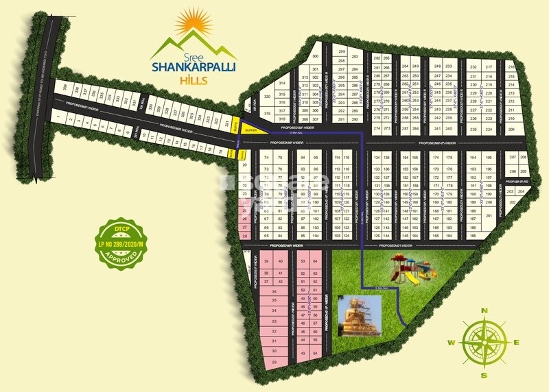 Swathi Sree Shankarpalli Hills Master Plan 1
