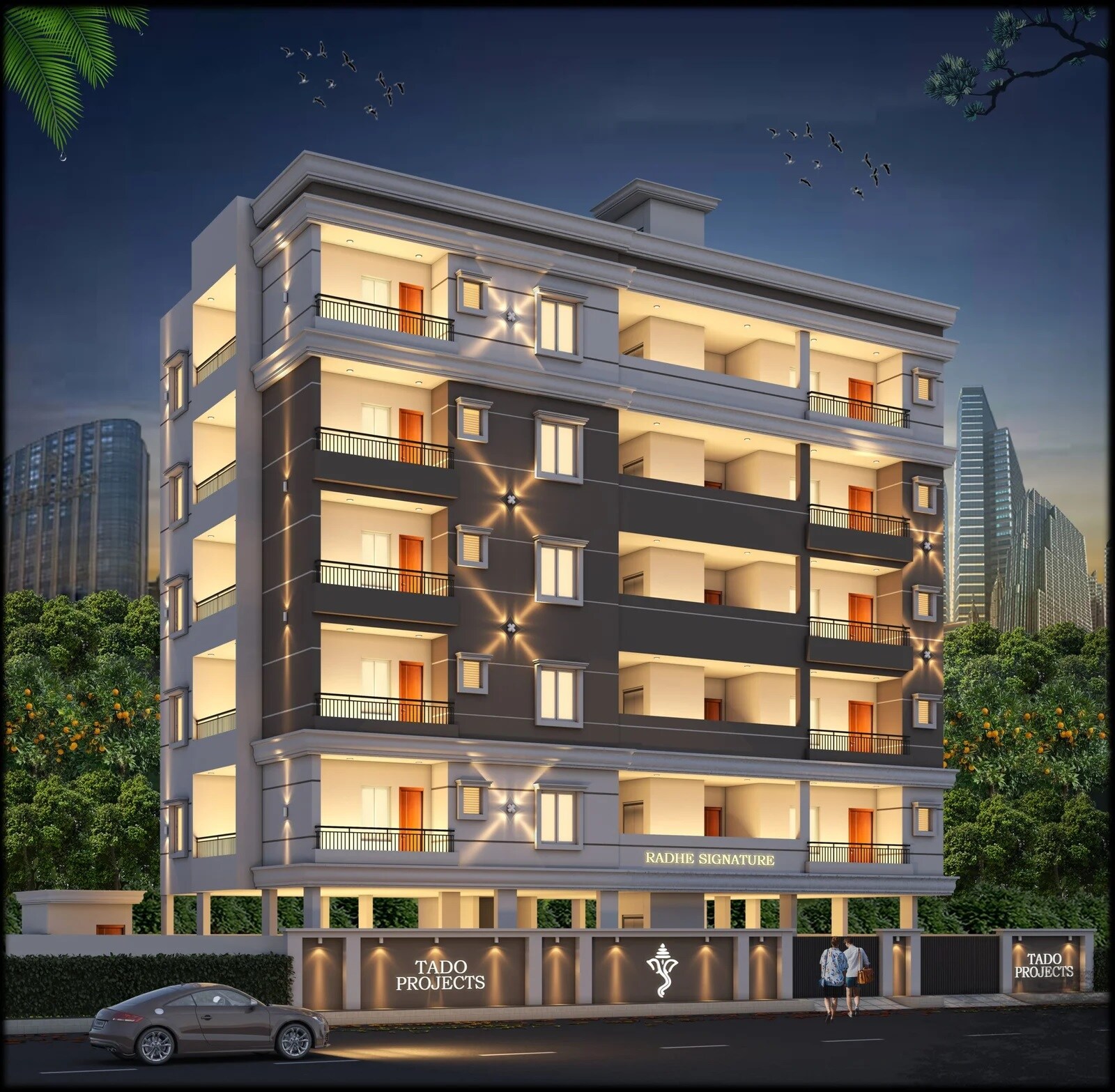 Tado Radhe Signature Apartment Exteriors
