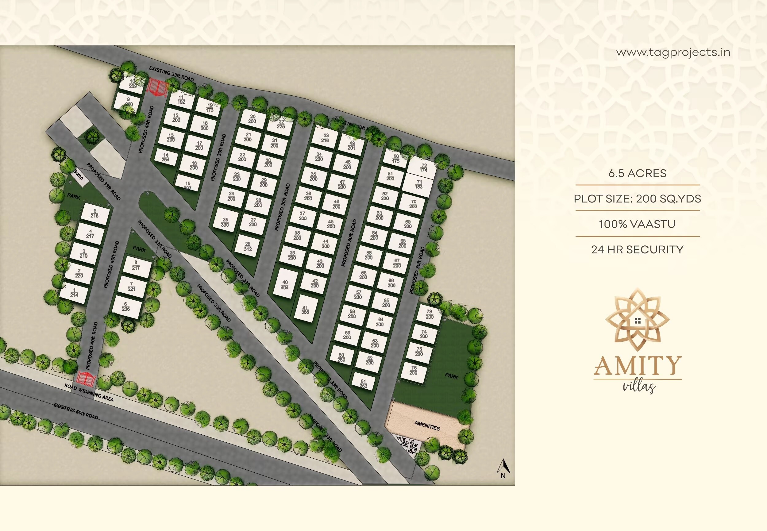 Tag Amity Villas Master Plan Image
