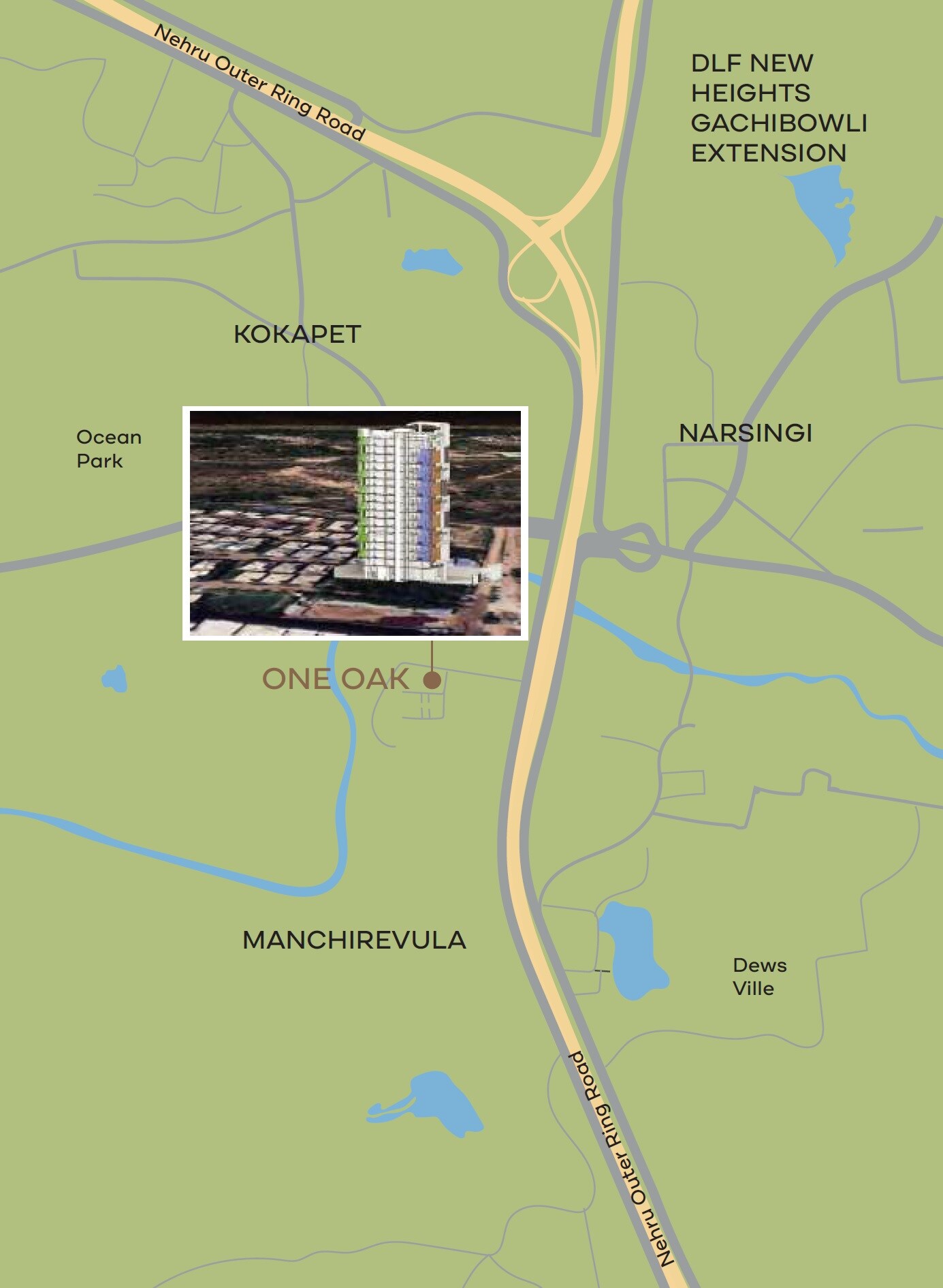 Tar One Oak Location Image