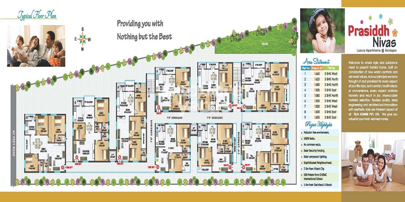 Teja Prasiddh Nivas Floor Plans