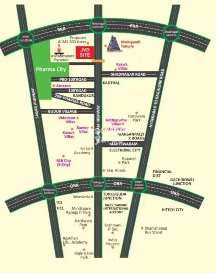 Temple Town Location Image