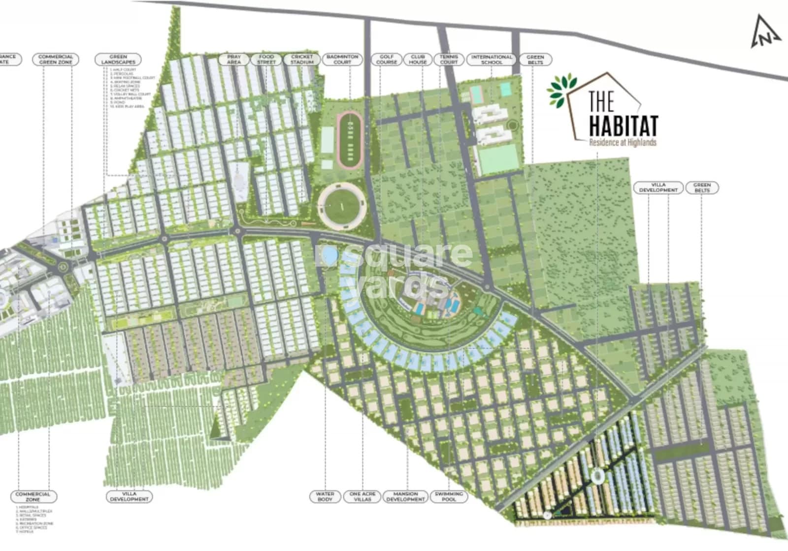 The Habitat Tukkuguda Master Plan Image