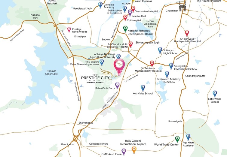 The Prestige City Bellagio Location Image