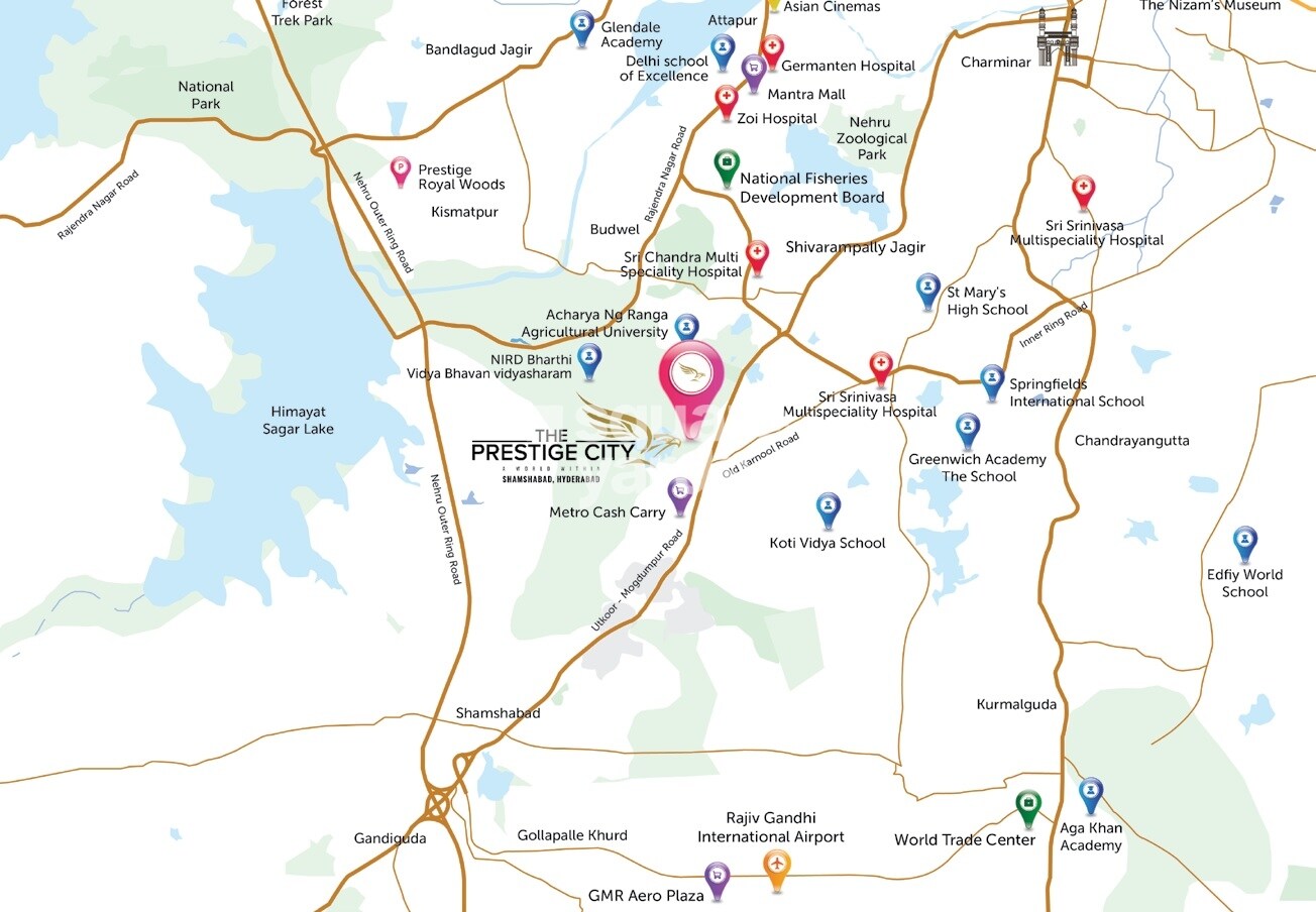 The Prestige City Bellagio Location Image