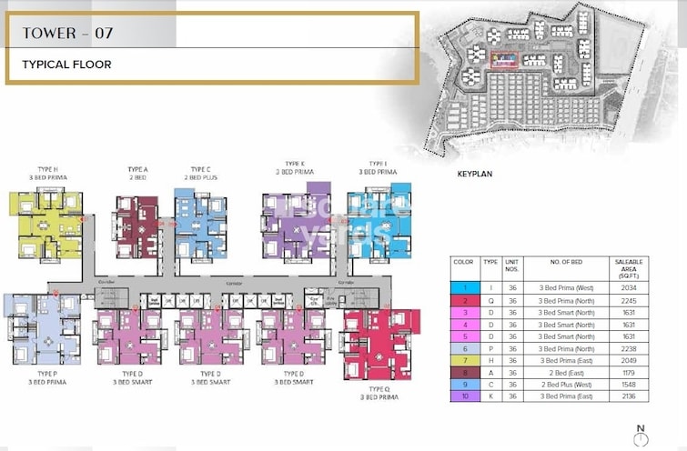 The Prestige City Hyderabad Floor Plans 5