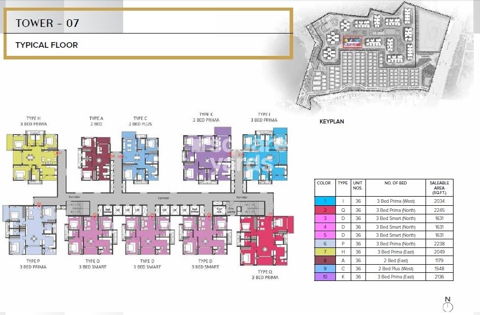 The Prestige City Hyderabad Floor Plans 5