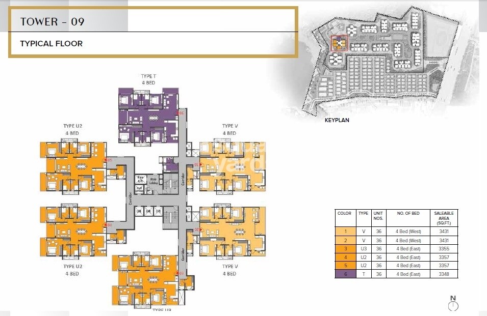 The Prestige City Hyderabad Floor Plans 6