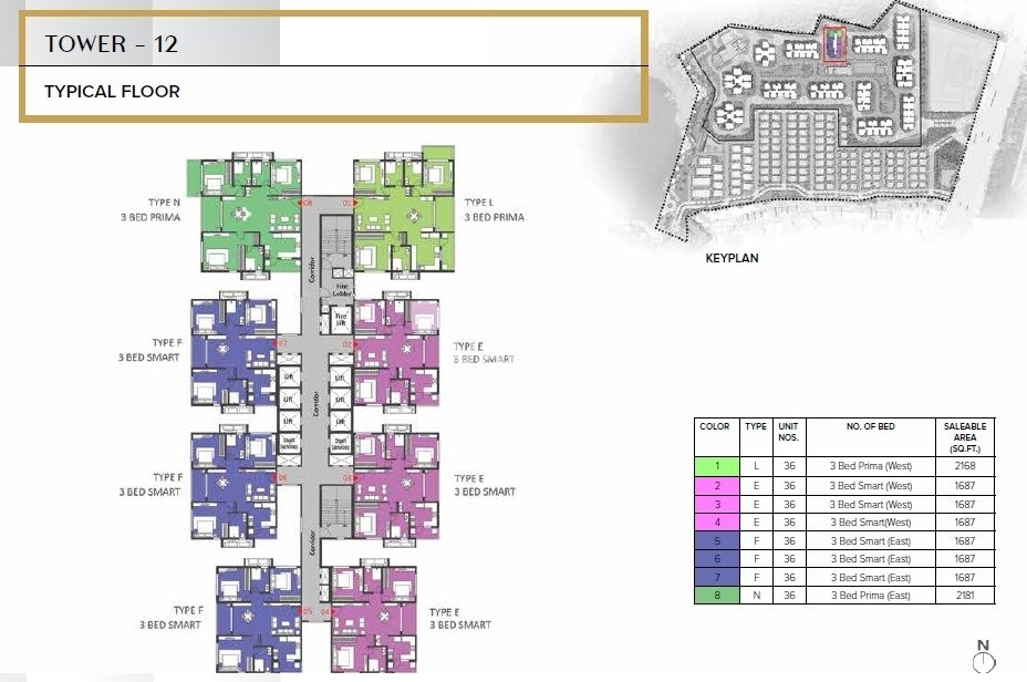 The Prestige City Hyderabad Floor Plans 3
