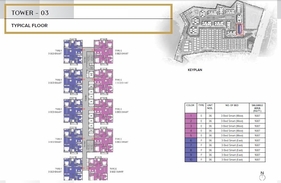The Prestige City Hyderabad Floor Plans 4