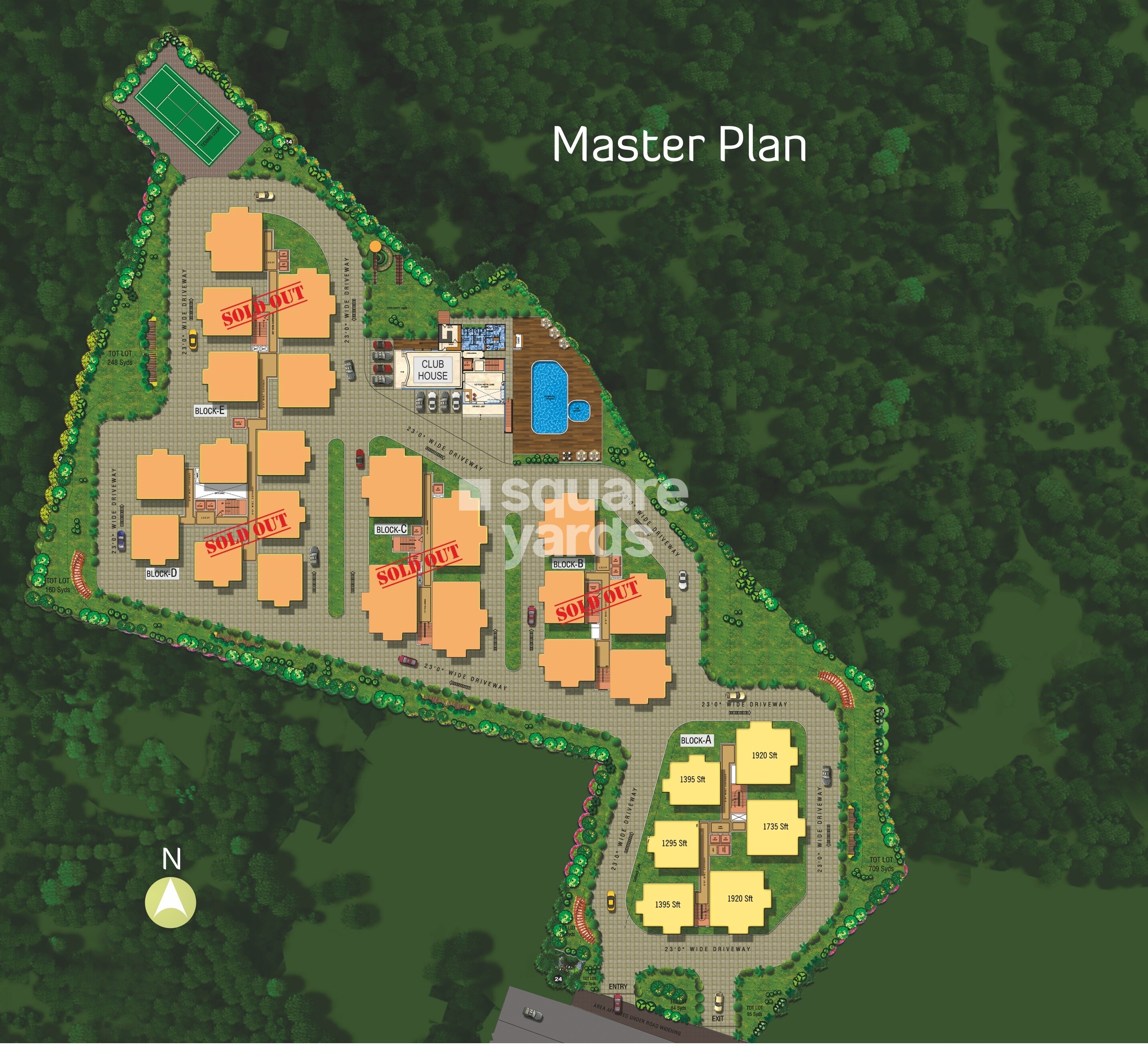 Theme Ambience Golf View Master Plan Image