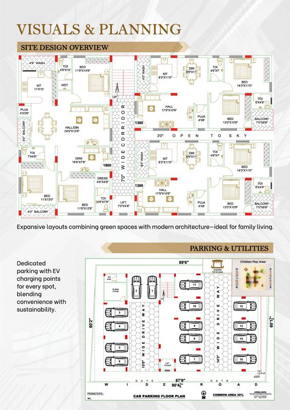 TKR Luxor Serene Floor Plans