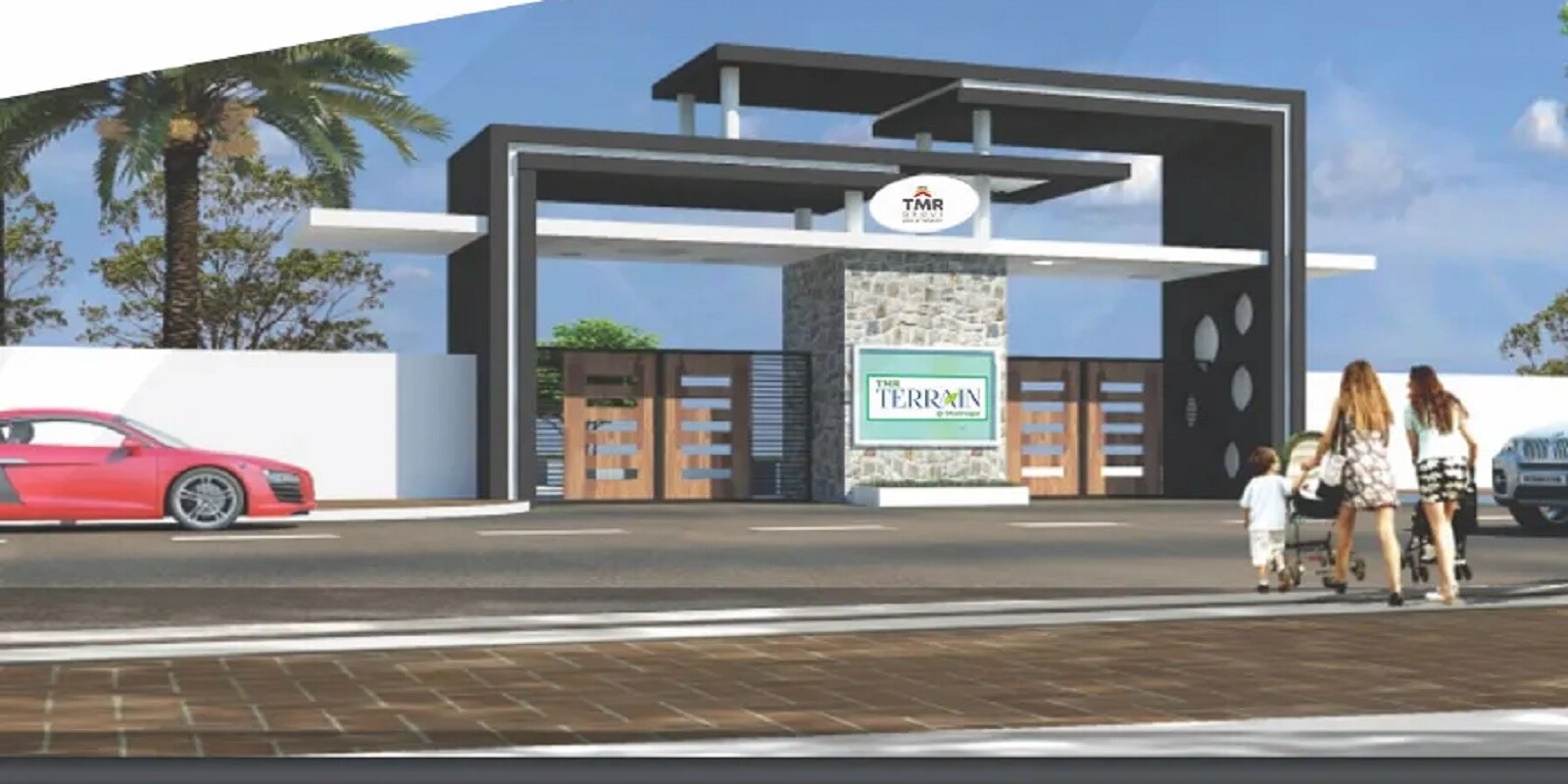 TMR Terrain Block G Entrance View