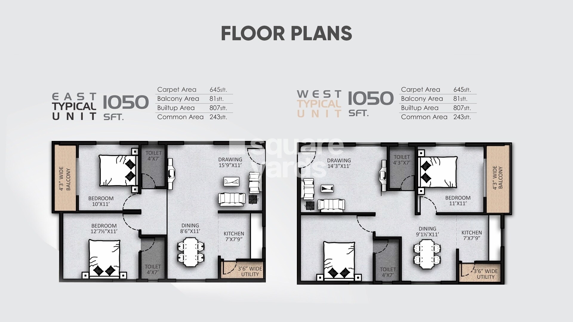 Tranquillo Aura Floor Plans