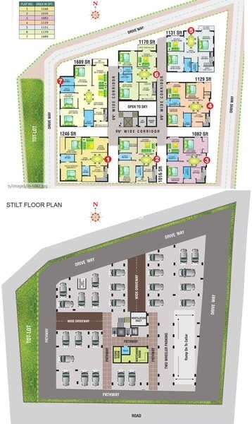 Transcon Lakshmi Narasimha Residency Master Plan 1