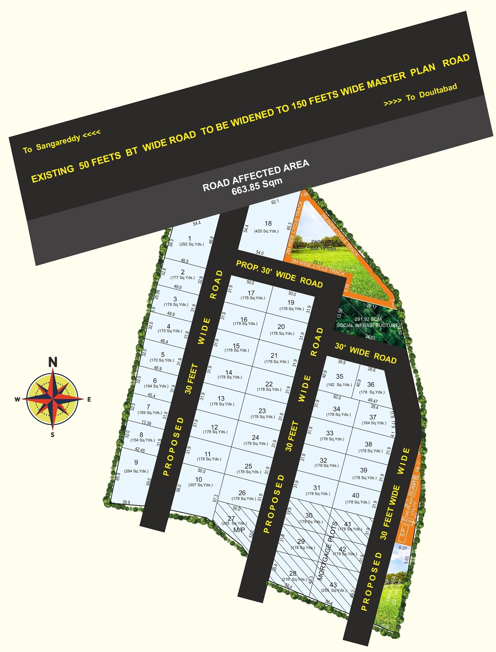 Trayee Green Woods Master Plan 1