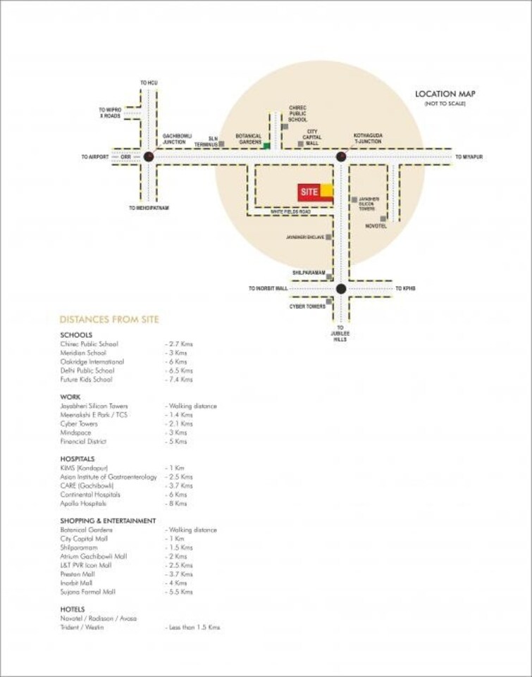 Trendset Jayabheri Elevate Location Image