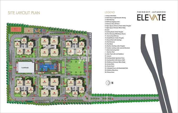 Trendset Jayabheri Elevate Master Plan Image