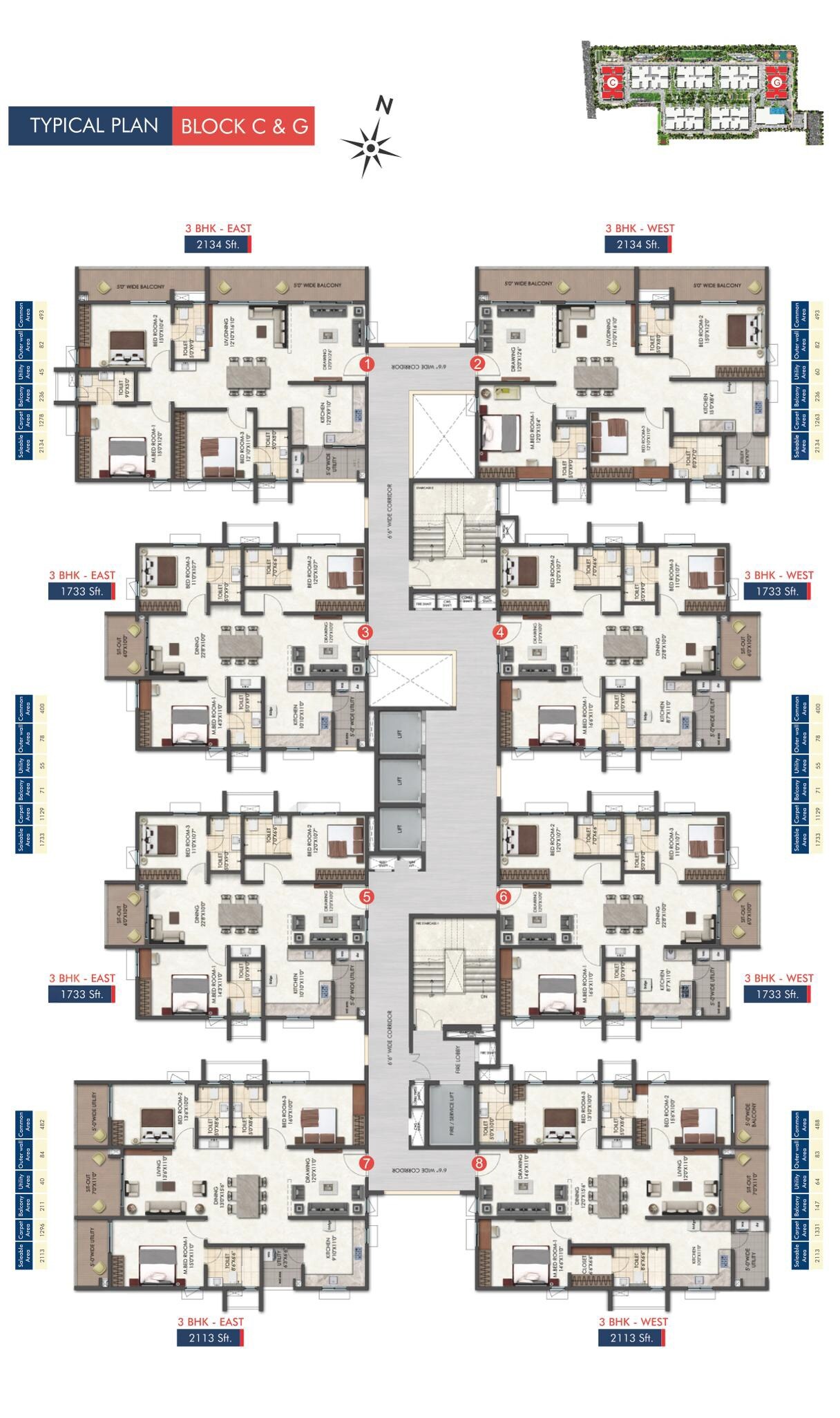 Tridasa Rise Floor Plans 1