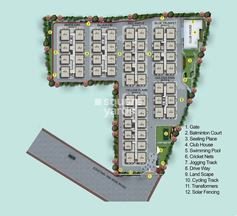 Tripura Green Alpha Master Plan Image