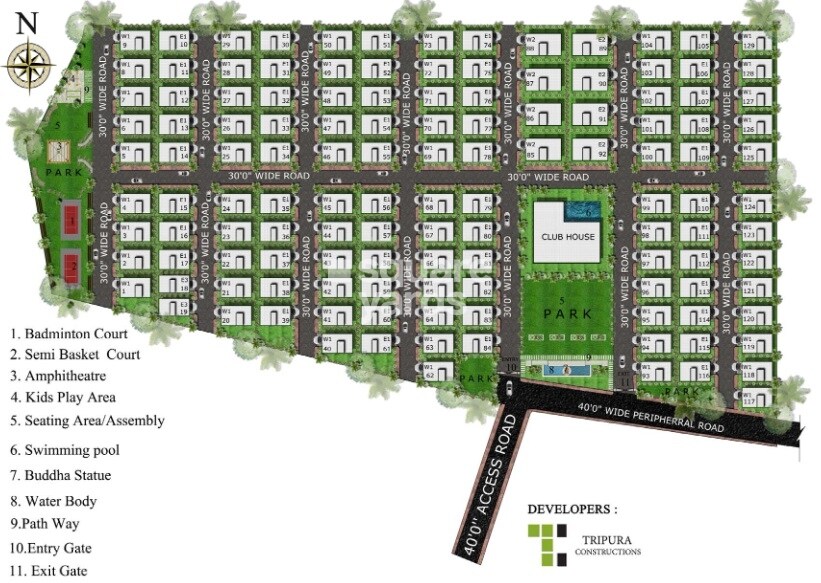Tripura Landmark IV Master Plan Image