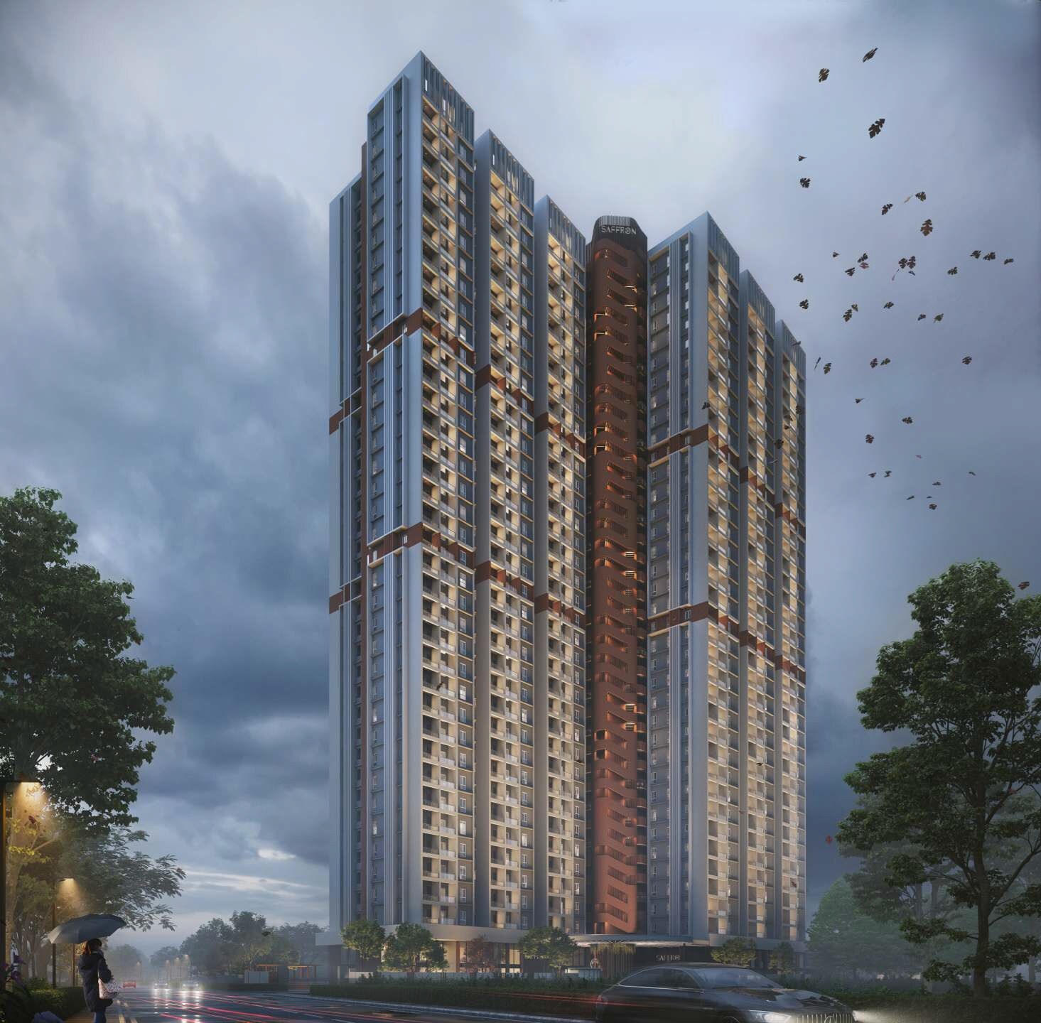 Trishala Saffron 360 Apartment Exteriors 2