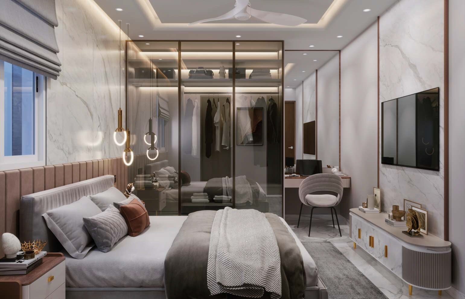 Trishala Saffron 360 Apartment Interiors