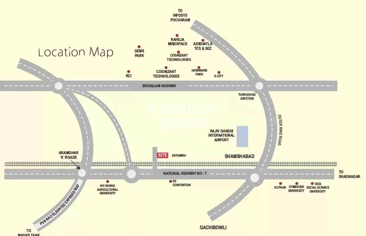 Trishala The Village Location Image