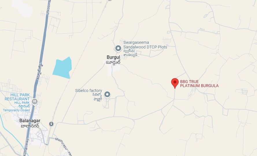 True Platinum Burgula Location Image