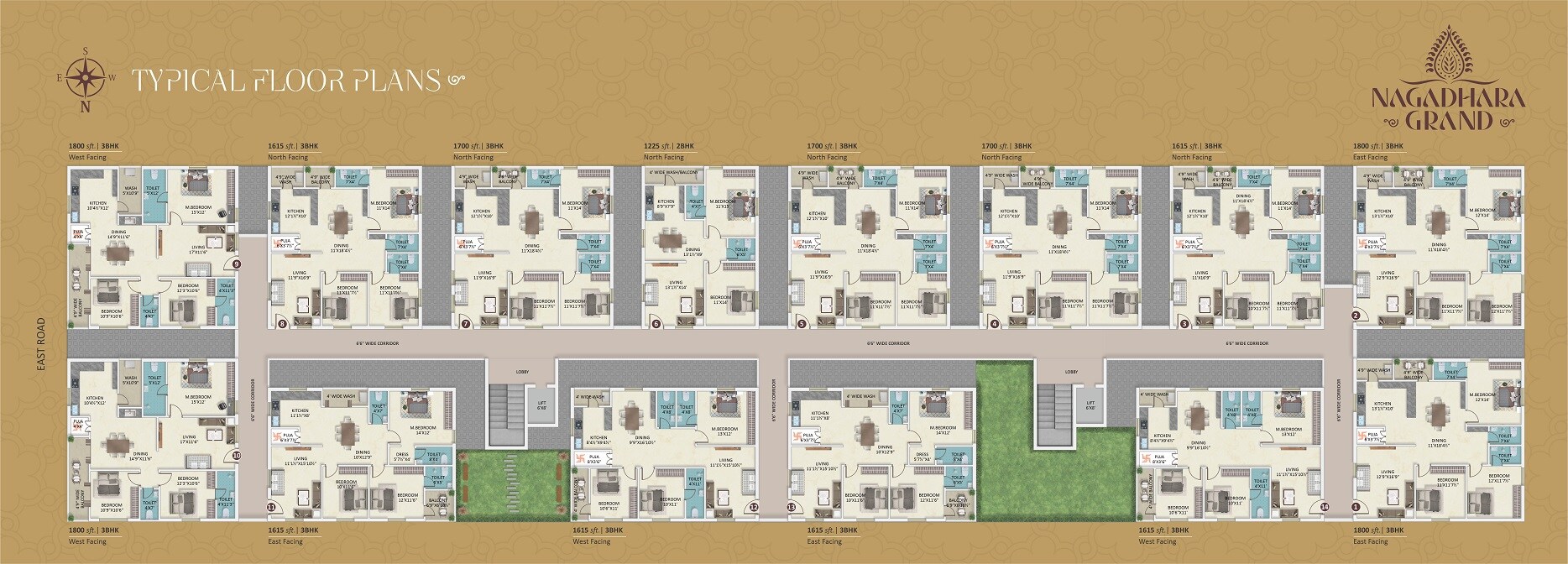 TSP Nagadhara Grand Floor Plans