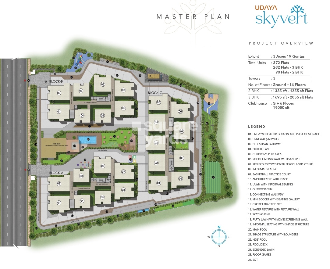 Udaya Skyvert Master Plan Image