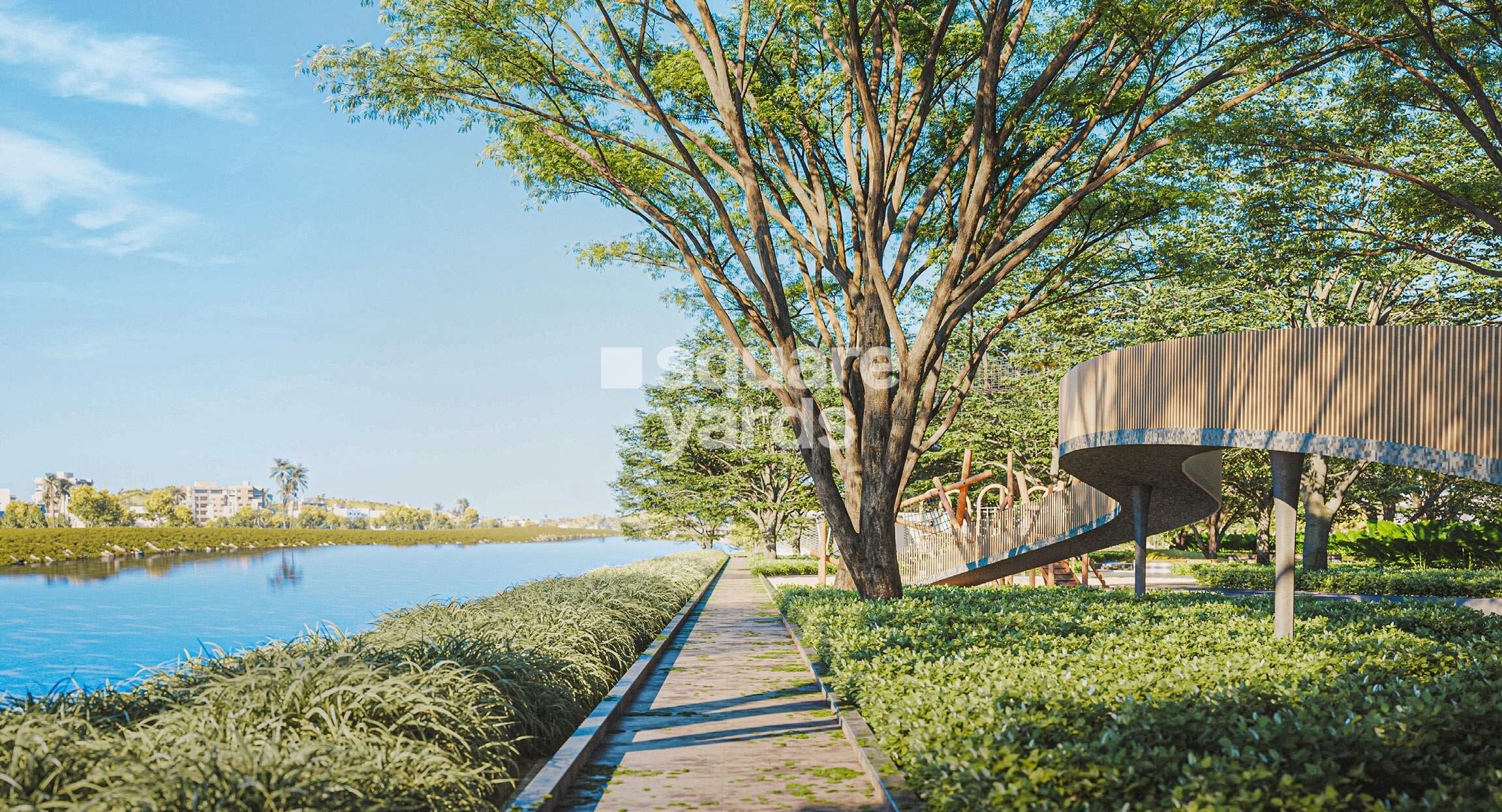 Urrban Riverscape Greens Image