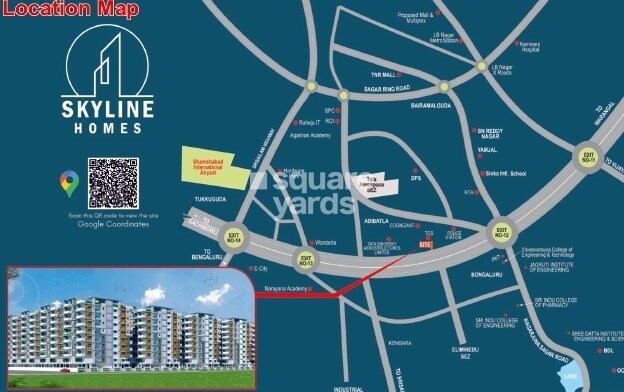 V Skyline Homes Location Image