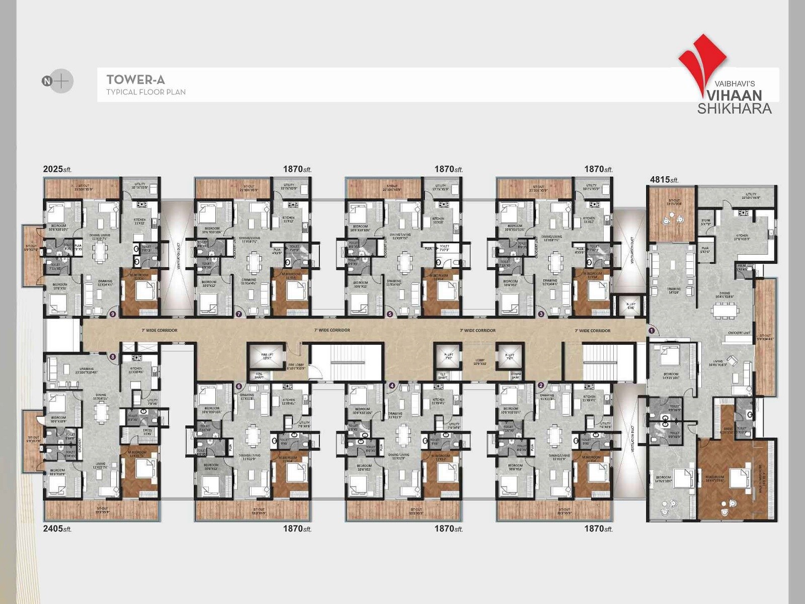 Vaibhavi Vihaan Shikhara Floor Plans 1
