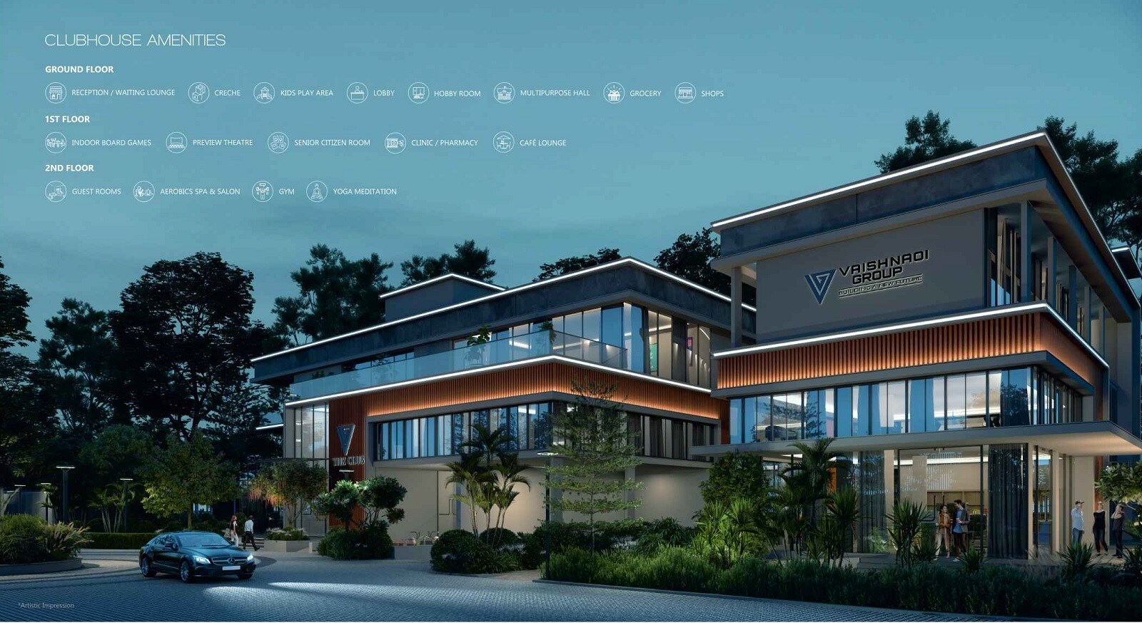 Vaishnaoi Southwoods Clubhouse External Image