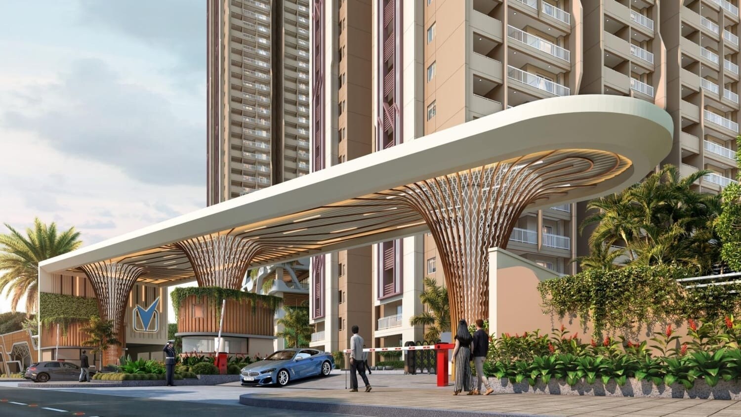 Vajra West City Entrance View