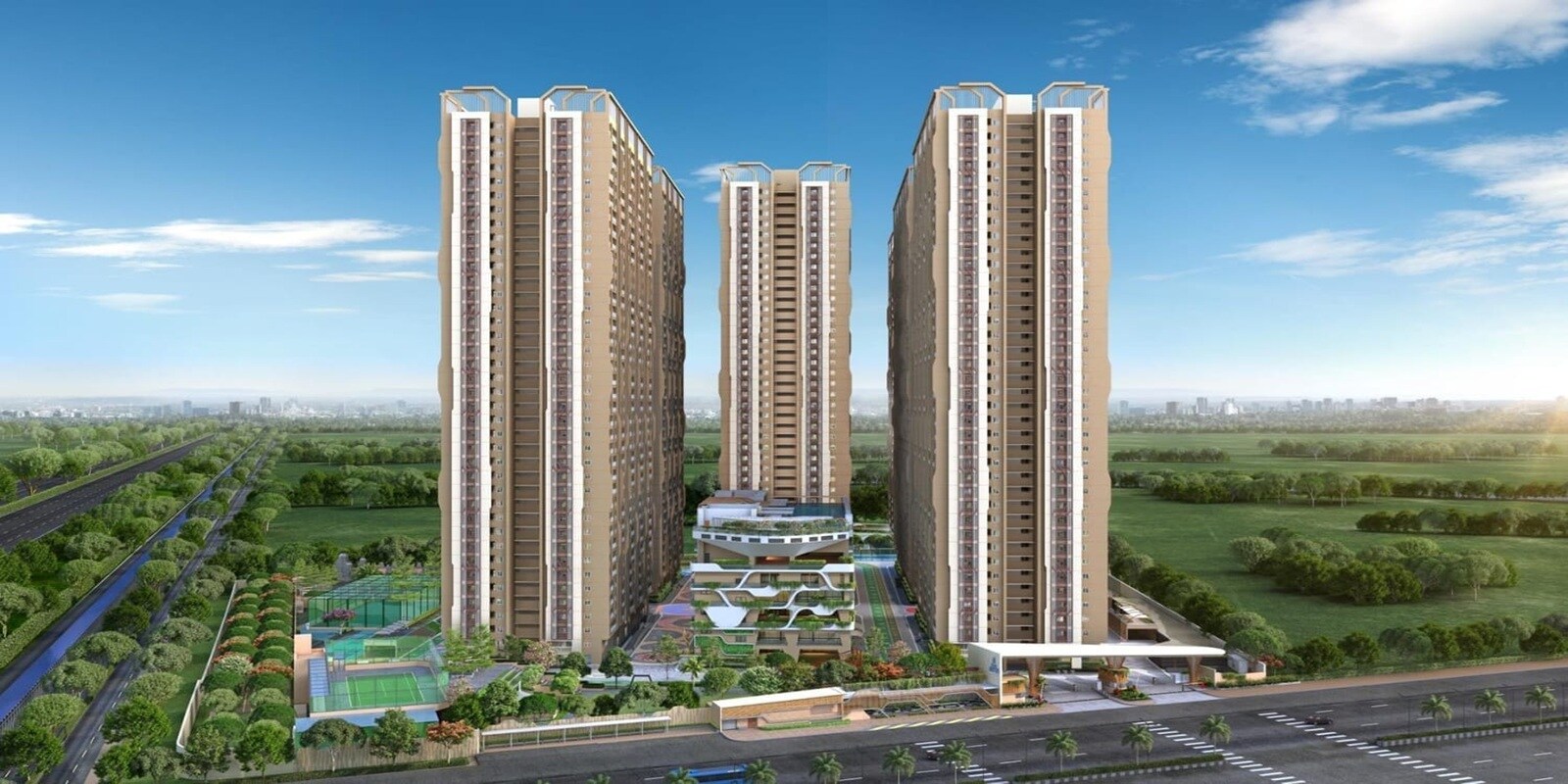 Vajra West City residential project in Osman Nagar