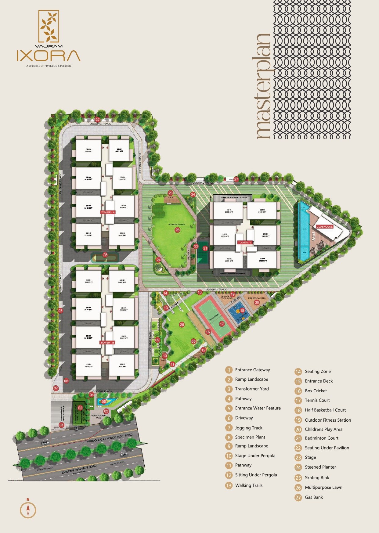 Vajram Ixora Master Plan Image
