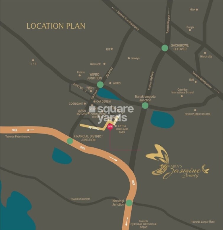 Vajras Jasmine County Location Image