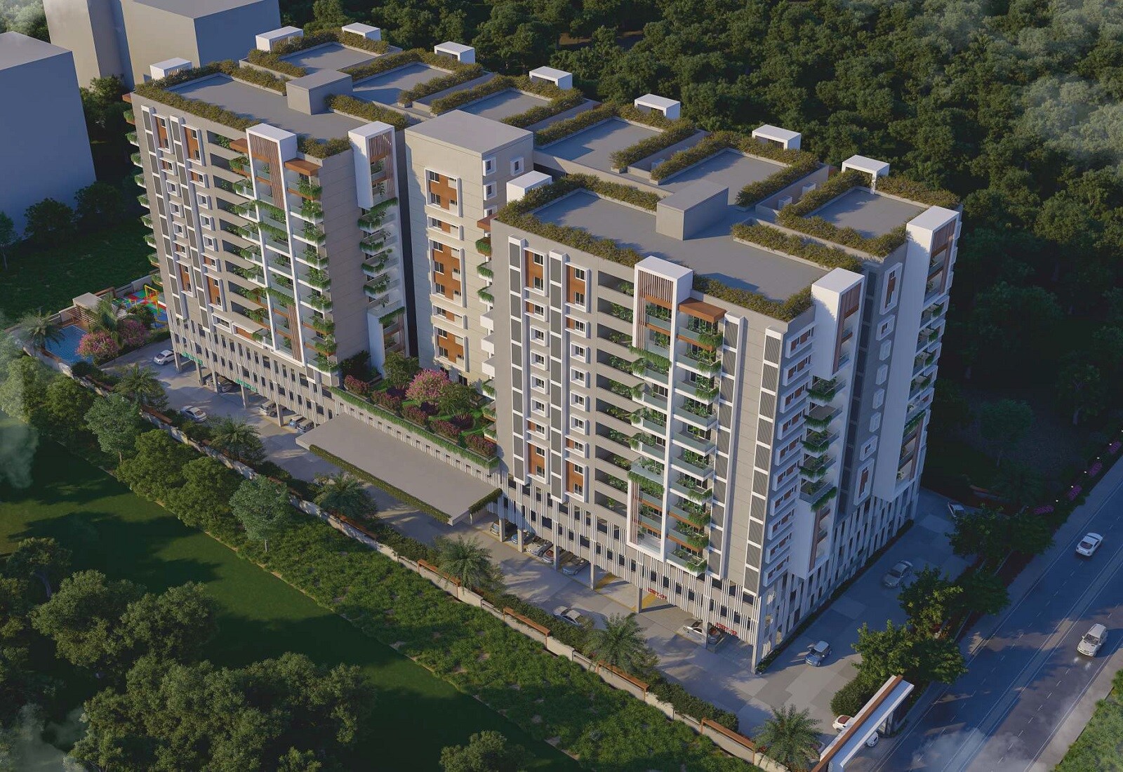 Vamsiram The Niche Tower View