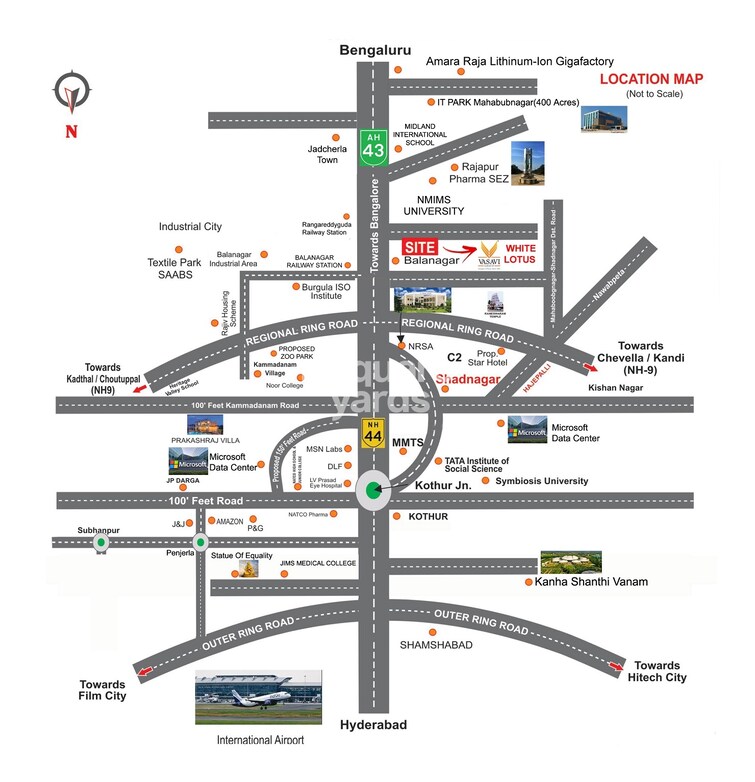 Vasavi Archana White Lotus Location Image