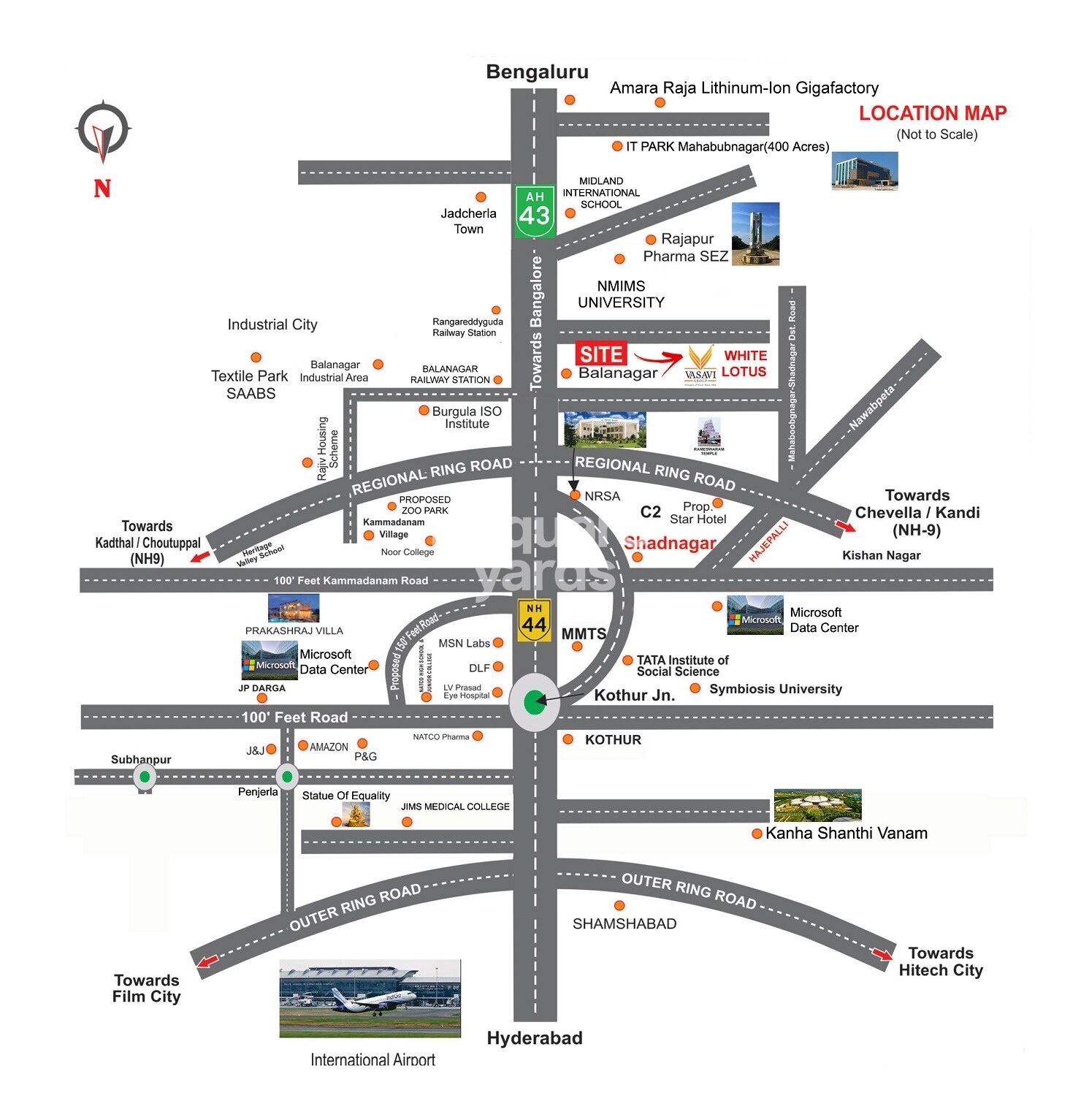 Vasavi Archana White Lotus Location Image