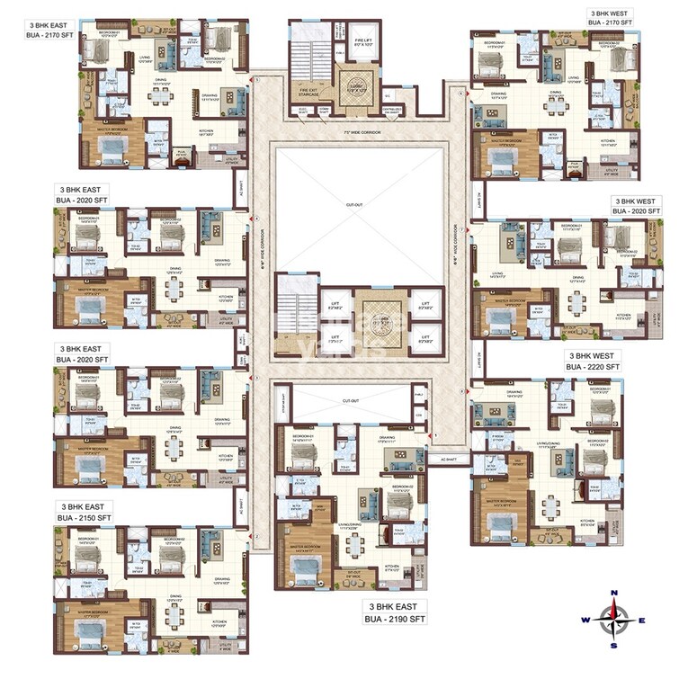 Vasavi Atlantis Floor Plans