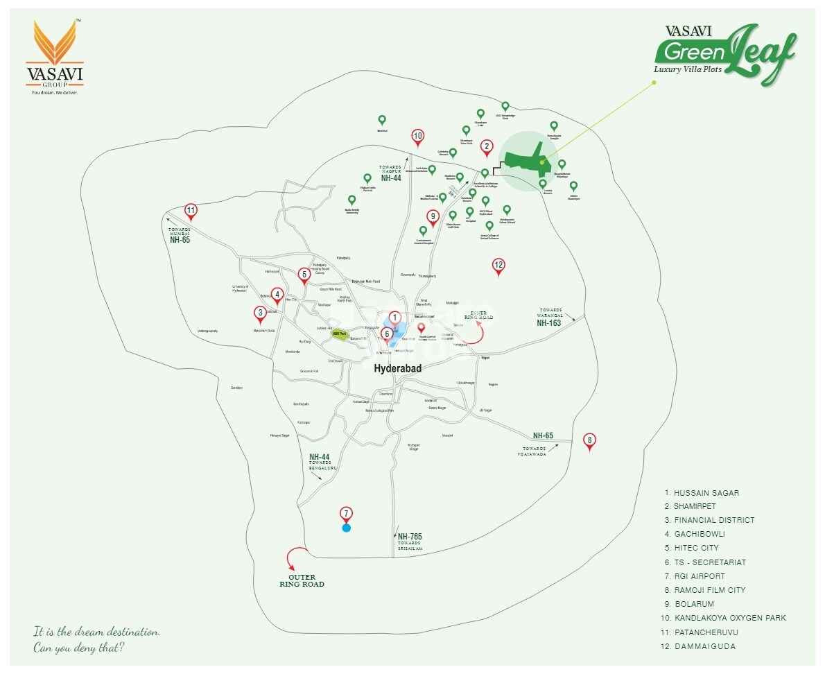 Vasavi Green Leaf Location Image